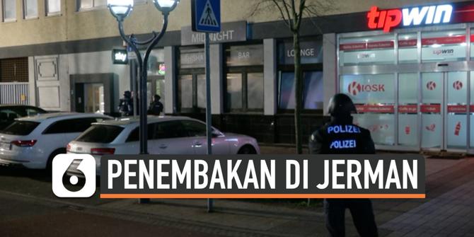 VIDEO: Penembakan Dua Bar Shisha di Jerman, 8 Tewas