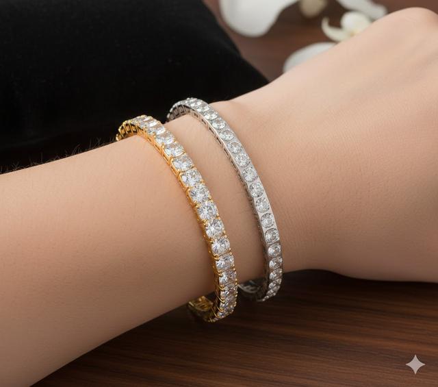 Luxury Diamond Bangle  (Gemini AI)