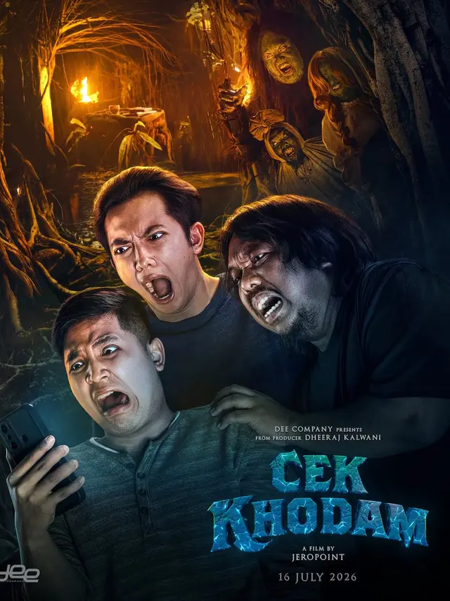 Poster film Cek Khodam. (Foto: Dok. Instagram @jirayutdaa4official)