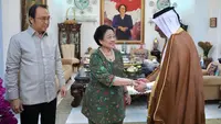 Momen Megawati Didampingi Prananda Prabowo Terima Dubes Qatar, Ini yang Dibahas