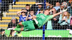 Arsenal berhasil meraup poin penuh kala bertandang ke markas Leicester City di Stadion King Power pada laga pekan ke-10 Liga Inggris 2021/2022, Sabtu (30/10/2021). (AFP/Justin Tallis)