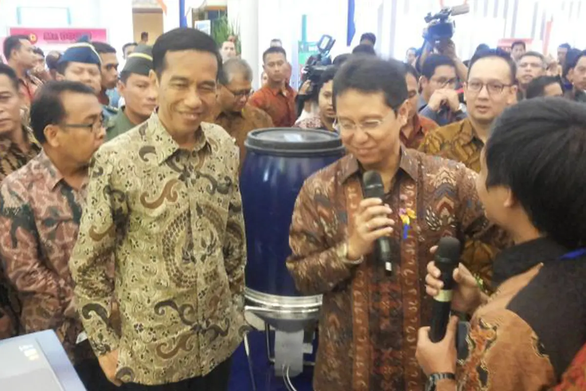 Presiden Joko Widodo dalam acara Wirausaha Mandiri