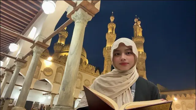 Sindi Fatmayuni Robi, diaspora Indonesia asal Jawa Barat yang saat ini menetap di Kairo, Mesir.