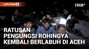 Sempat Ditolak, Ratusan Pengungsi Baru Rohingya Tiba di Sabang Aceh