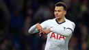 2. Dele Alli - PSG dikabarkan mejadi klub yang paling serius ingin mendatangkan pemain Tottenham ini. PSG Sempat melakukan negosiasi peminjaman ke Tottenham. Namun, Tottenham hanya mau melepas pemainnya Dele Alli dengan transfer penuh. (AFP/Lindsey Parnaby)