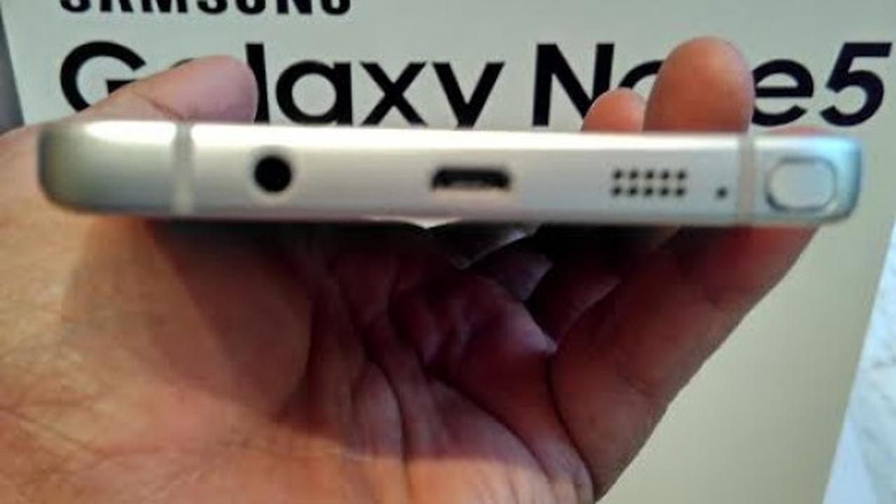 Mengintip 'wajah' cantik Samsung Galaxy Note 5 versi emas