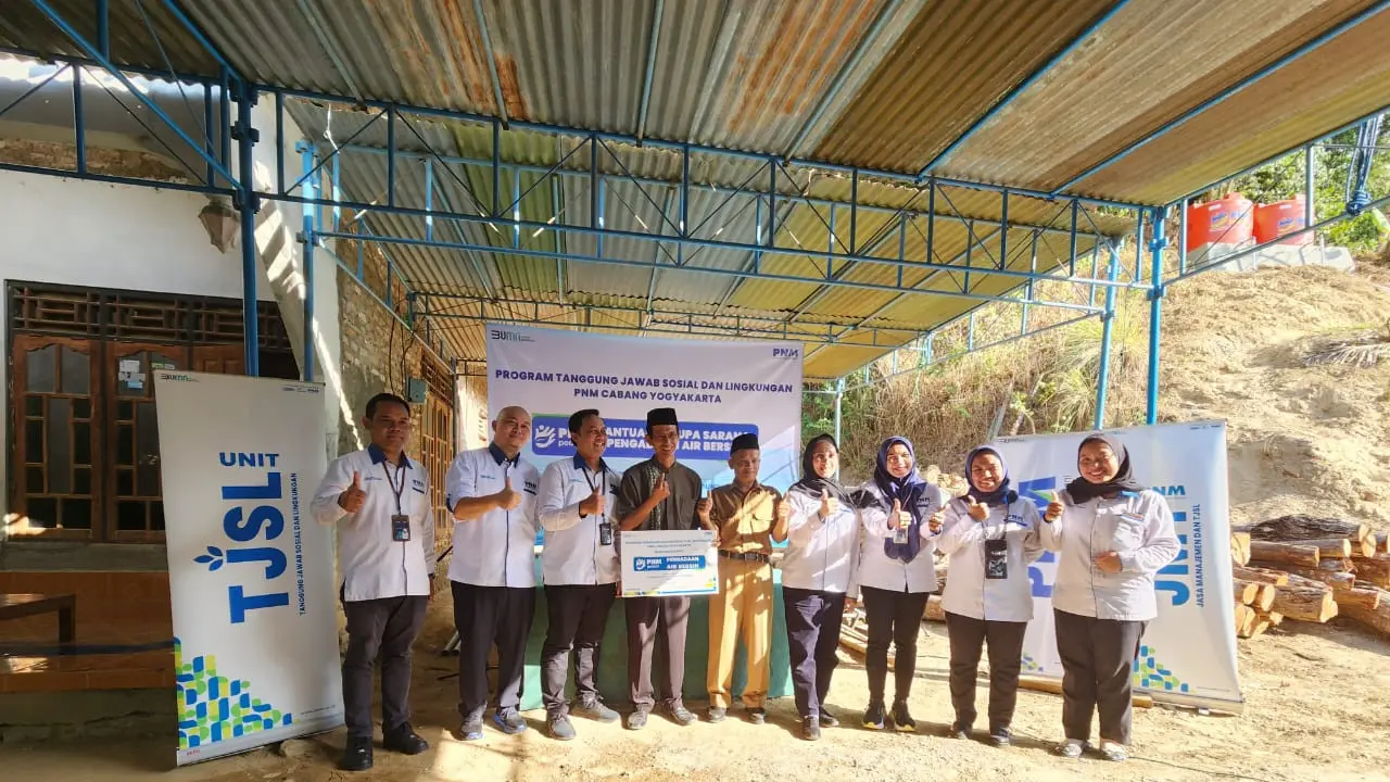 Sarana Air Besi PNM untuk Warga Ngeco Bantul