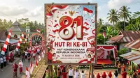 8 Contoh Poster Kemerdekaan 17 Agustus 1945 HUT RI Ke-81, Menarik dan Mudah Dibuat
