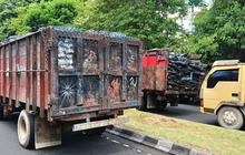 Kantor Gubernur Bali Digeruduk Ratusan Truk Sampah, Tolak Penutupan TPA Suwung Tanpa Solusi