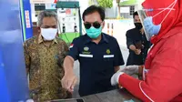 Kepala BPH Migas Pantau Digitalisasi Nozzle SPBU di Lampung