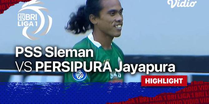 VIDEO: Highlights BRI Liga 1, PSS Sleman Bermain Imbang Melawan Persipura Jayapura 1-1