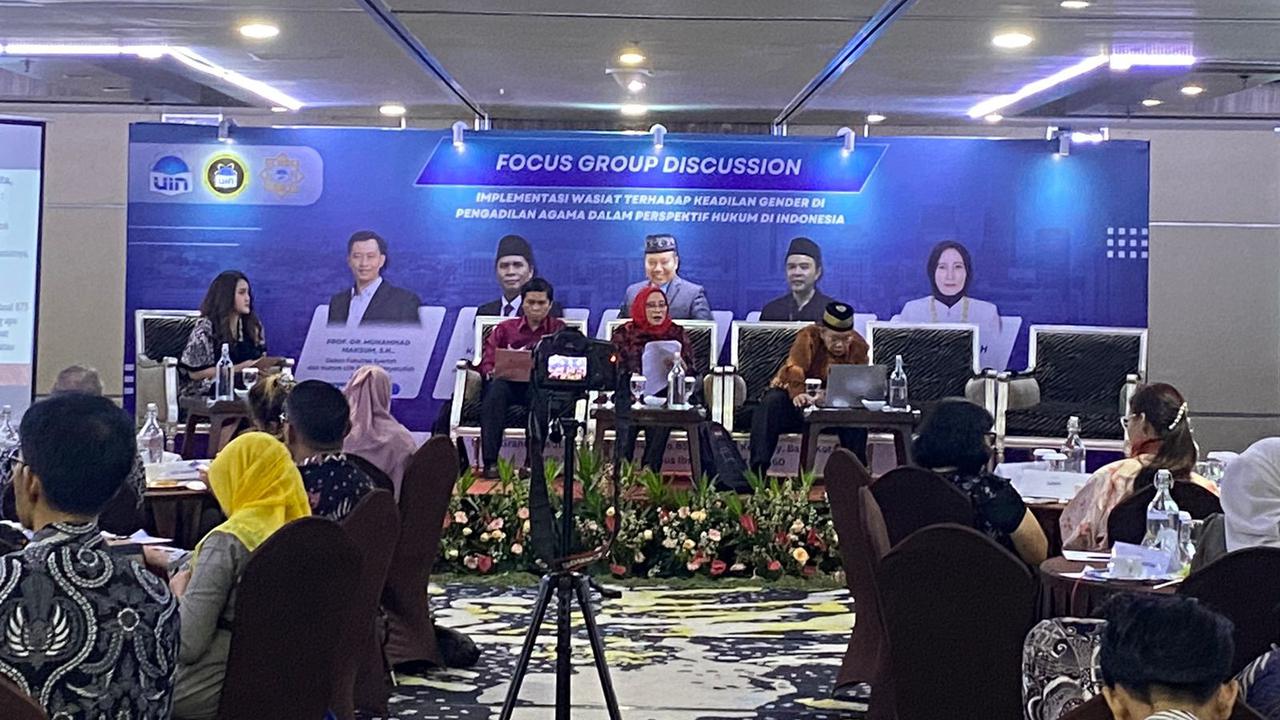 FGD (Focus Group Discussion) yang diadakan oleh Fakultas Syariah dan Hukum UIN Syarif Hidayatullah Jakarta