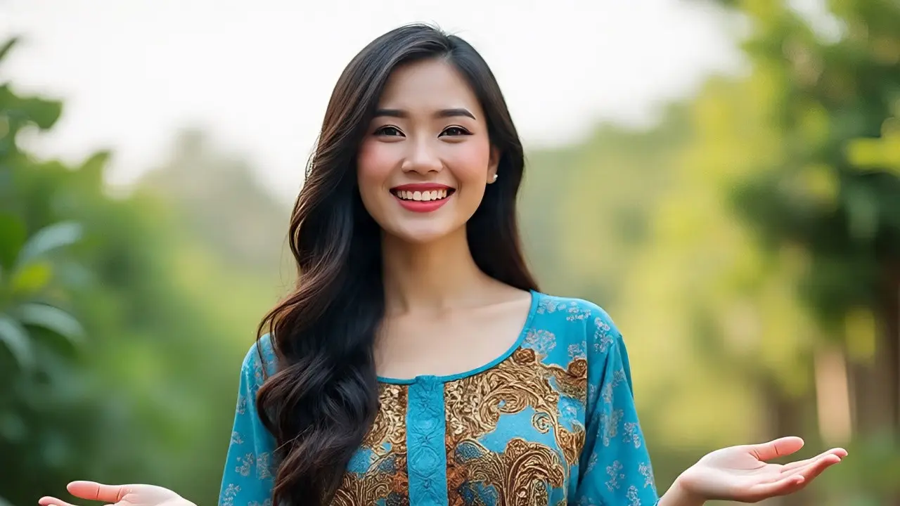 Model Atasan Batik Wanita Elegan Panjang