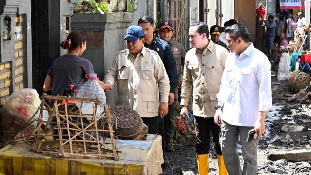 Fakta 17 Korban Jiwa, Presiden Prabowo Cek Langsung Penanganan Banjir Bali