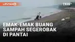 Tindakan buang sampah sembarangan sudah sangat meresahkan masyarakat. Seperti yang terjadi baru-baru ini di Pantai Bintaro, Kota Mataram, Nusa Tenggara Barat. Seorang emak-emak nekat membuang sampah ke pantai, bahkan mengangkut dengan gerobak proyek.