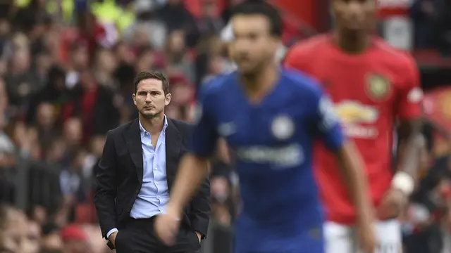 Dibantai MU 4-0, Begini Ekspresi Frank Lampard Usai Pertandingan