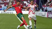 Duel sengit Kroasia melawan Maroko di Piala Dunia 2022 berakhir tanpa pemenang (AP)
