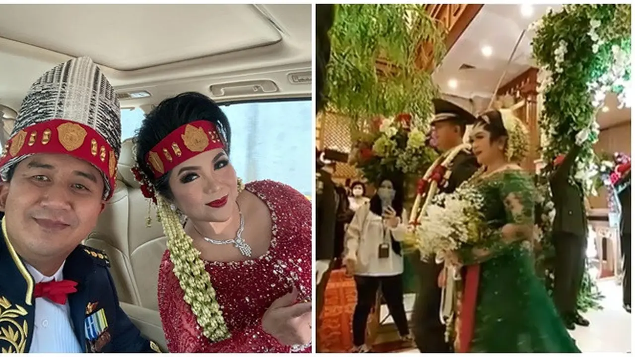 6 Momen Resepsi Pernikahan Joy Tobing dan Suami, Ada Upacara Pedang TNI