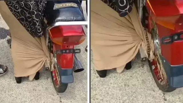 6 Momen Apes Naik Motor Pakai Baju Panjang, Harus Ekstra Hati-Hati