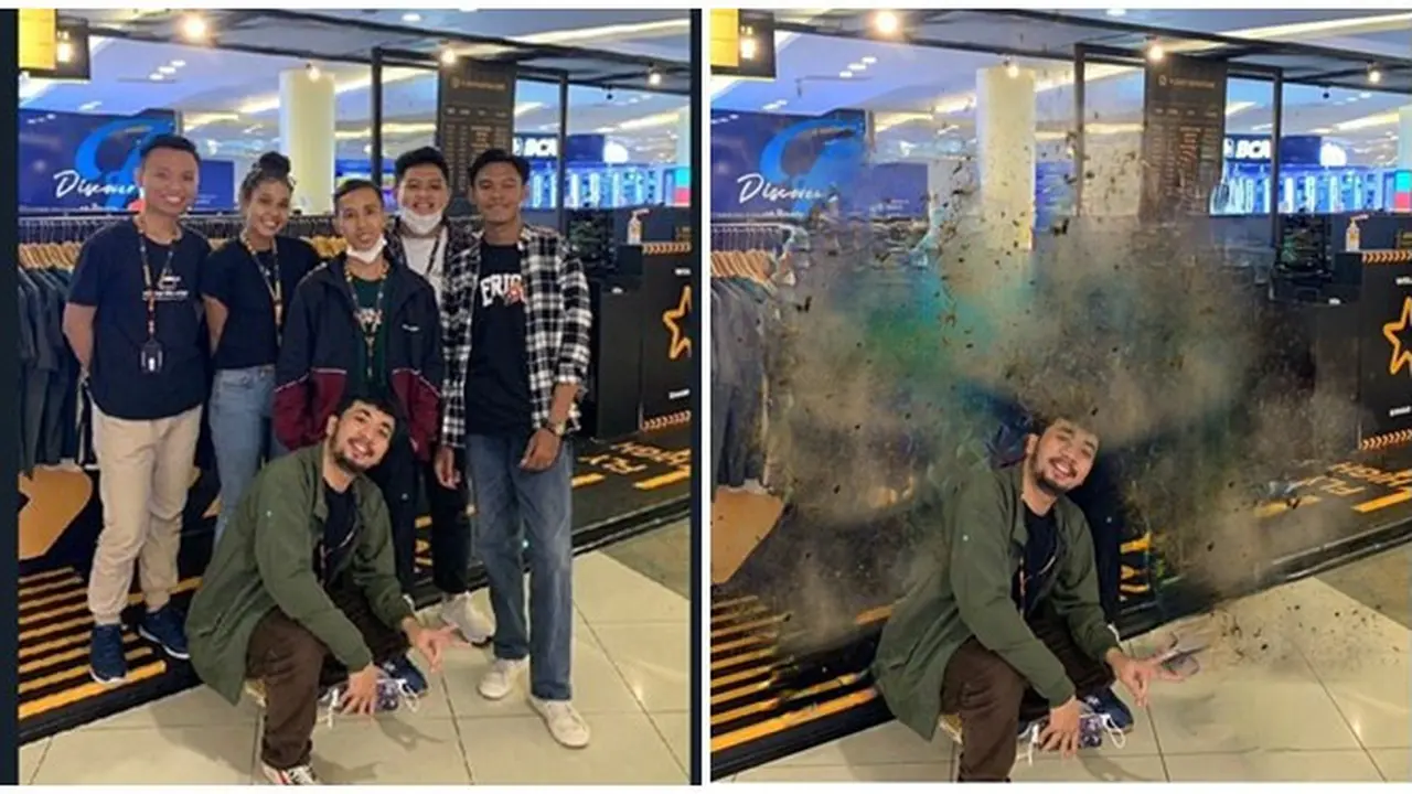 Pria Ini Minta Foto Teman di Belakangnya Hilang, 6 Hasilnya Bikin Geleng Kepala