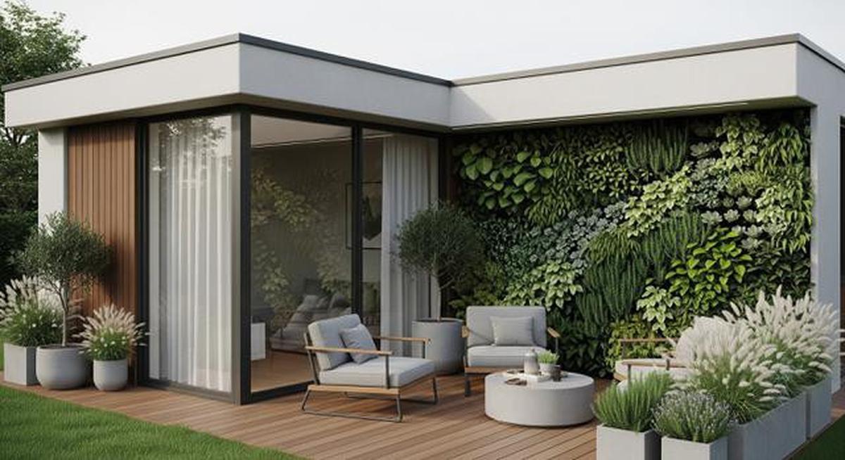 7 Model Kebun Vertikal Untuk Halaman Belakang Rumah Sempit Agar Terlihat Asri dan Nyaman