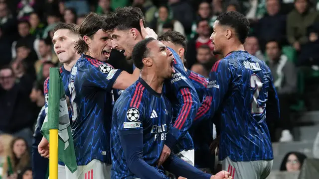 Foto: Gol Semata Wayang Kai Havertz Bawa Arsenal Menang Dramatis Atas Sporting CP di Liga Champions