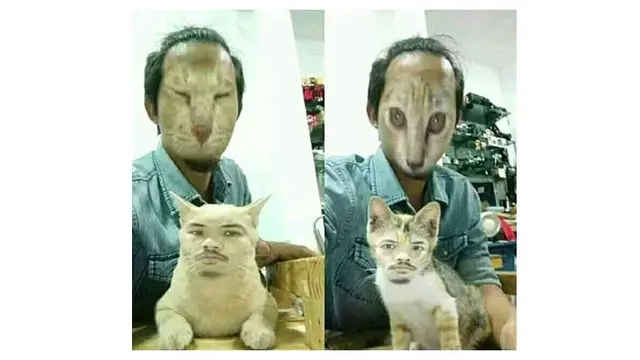 Meme Face Swap atau Wajah Ditukar