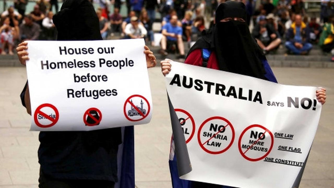 Protes teror di Paris, warga Australia gelar unjuk rasa anti-Islam