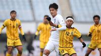 Pertandingan Grup F Kualifikasi Piala Asia U-19 2018 antara Brunei Darussalam dan Korea Selatan, Kamis (2/11/2017). Korea Selatan menang telak 11-0 atas Brunei. (AFC)