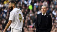 Pelatih Real Madrid, Zinedine Zidane. (AFP/PIERRE-PHILIPPE MARCOU)