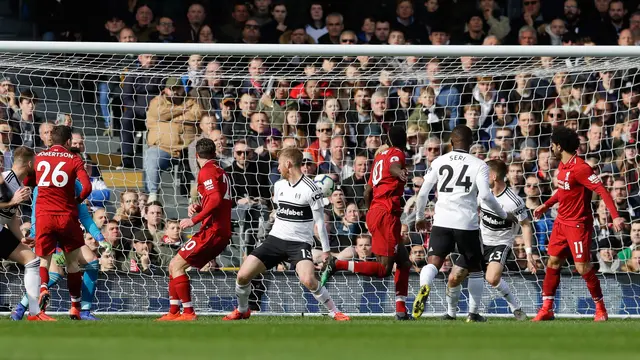 FOTO: Tekuk Fulham, Liverpool Puncaki Klasemen Liga Inggris