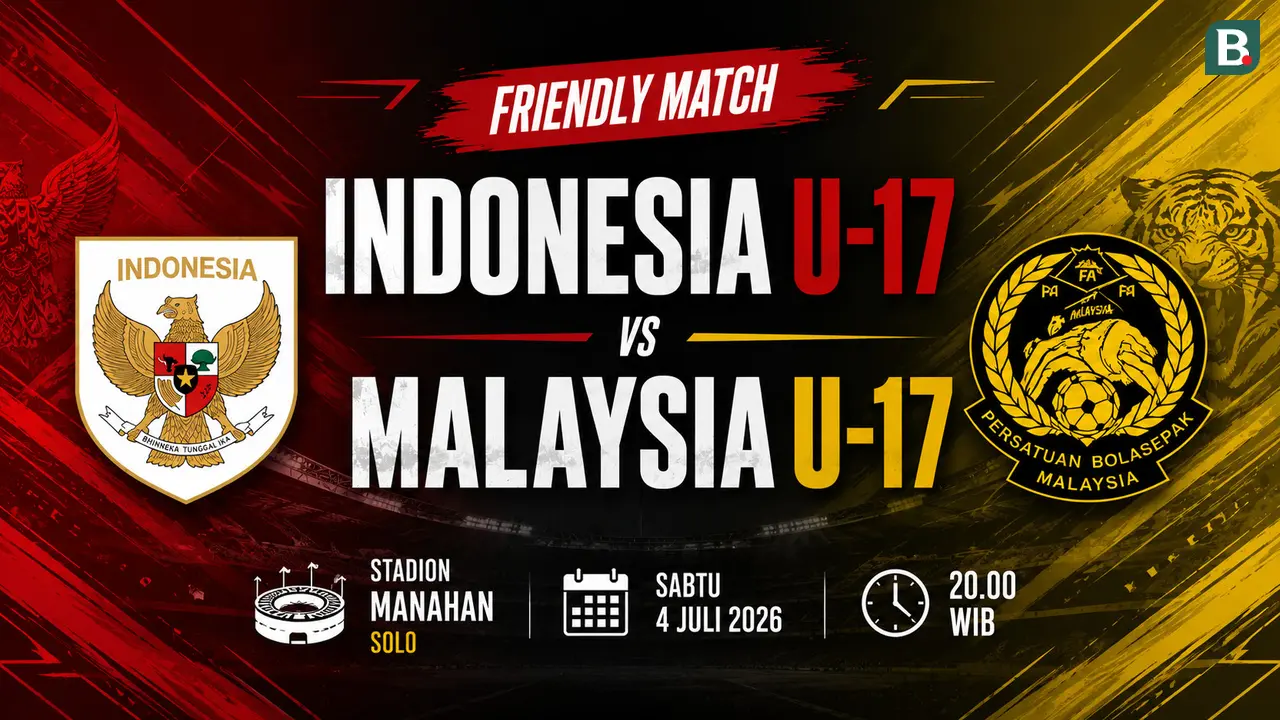 Timnas Indonesia U-17 vs Malaysia U-17.