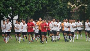 Pelatih Bima Sakti menyebut, Timnas Indonesia U-16 mengalami perkembangan positif setelah menggelar pemusatan latihan selama sepekan di Yogyakarta. (dok. PSSI)
