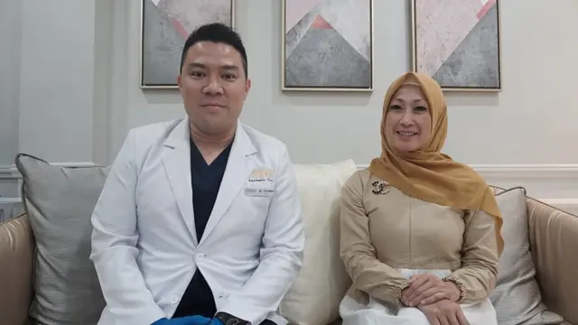 Ranty Purnamasari bersama dr Chandra Lohisto (ist)