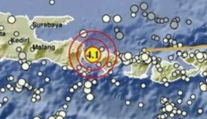 Gempa Magnitudo 4,1 Guncang Jembrana Bali