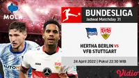 Saksikan Keseruan Streaming Bundesliga Malam Ini di Vidio : Hertha Berlin vs VfB Stuttgart