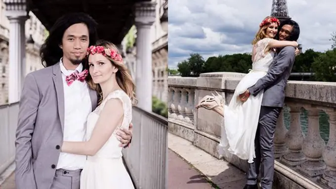 Ijal dan istri/copyright instagram.com/makassar_info