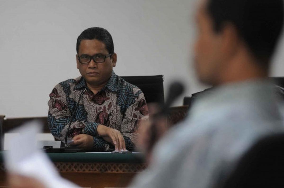 Mantan Ketua KPUD Lebak bersaksi di sidang Amir Hamzah-Kasmin