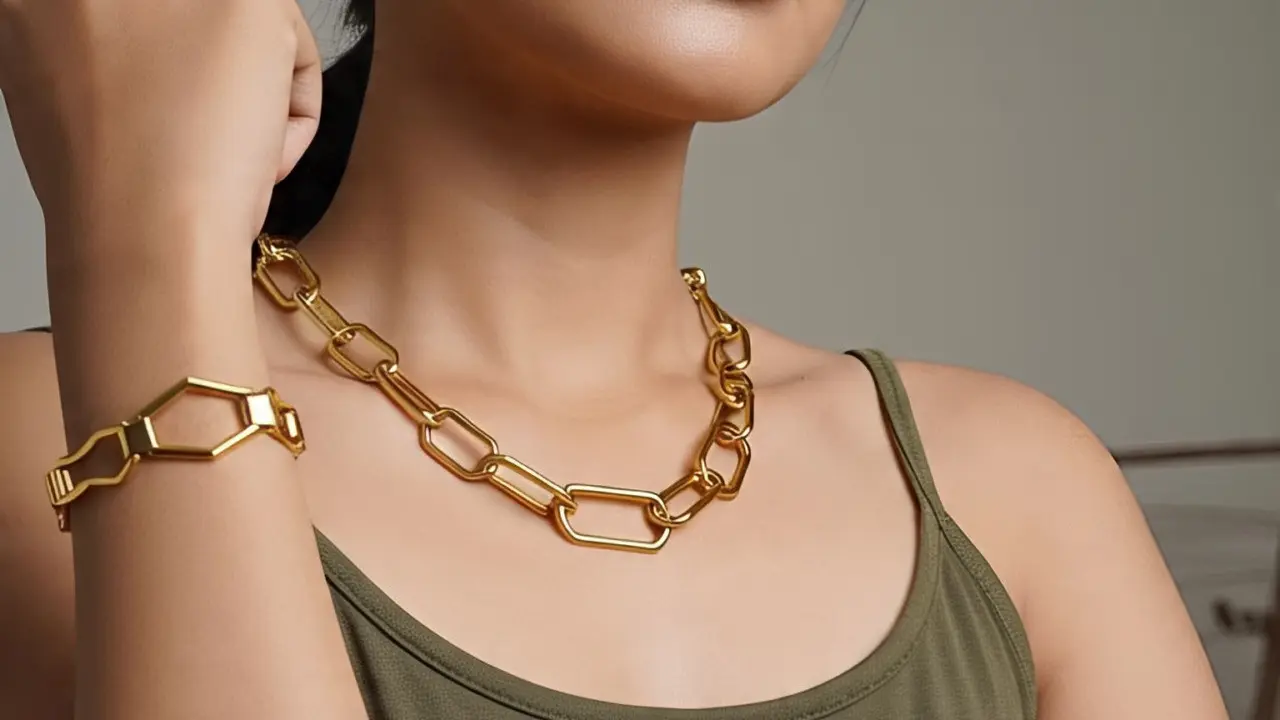 Model Gelang dan Kalung Emas Terbaru Ibu-Ibu