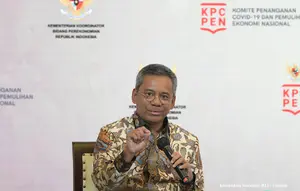 Wakil Menteri Keuangan (Wamenkeu) Suahasil Nazara saat berbicara pada Rapat Koordinasi Nasional Transisi Penangananan Covid-19 dan Pemulihan Ekonomi Nasional, di Gedung AA Maramis Jakarta, Kamis (26/1/2023). (Dok Kemenkeu)