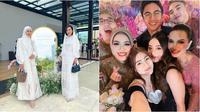 Potret tamu artis di pernikahan anak Nunu Datau. (sumber: Instagram/julianamoechtar/natashawilona12)