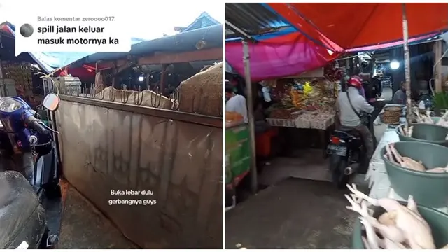 Viral Rumah di Tengah Pasar, Harus Terbiasa dengan Keramaian dan Aromanya