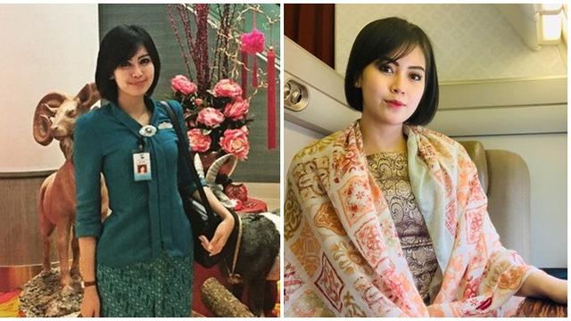 6 Potret Dulu Vs Kini Istri Publik Figur Berprofesi Sebagai Pramugari, Bikin Pangling