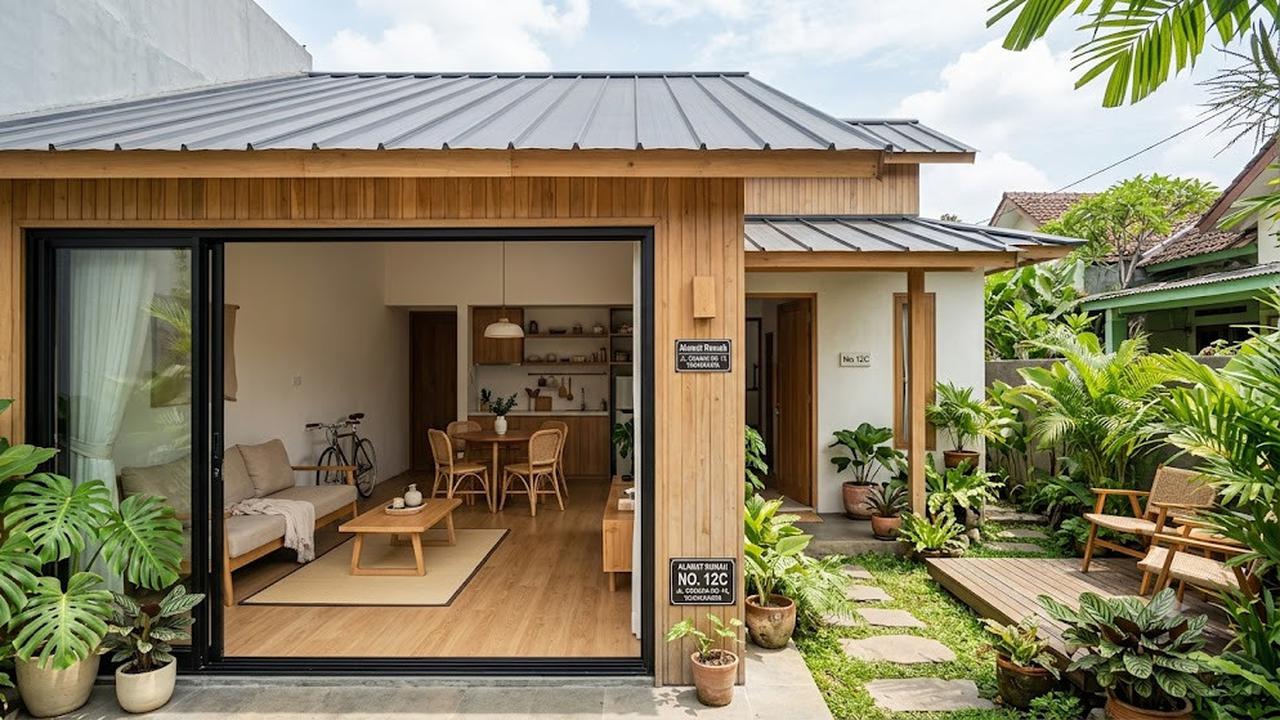 6 Model Rumah Bergaya Tropical Japandi yang Mudah Ditiru, Nyaman dan Estetik