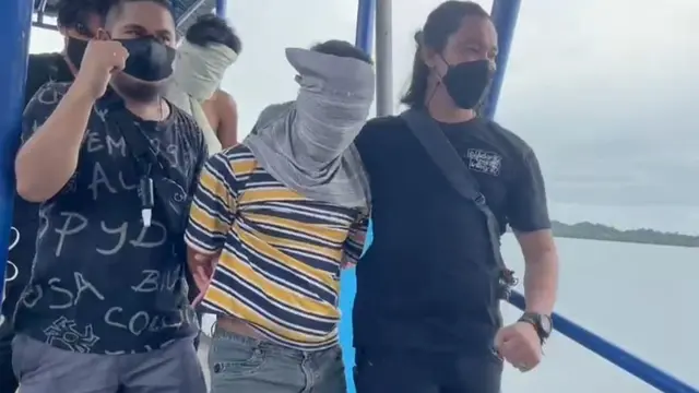 Penangkapan tersangka perampokan di Balikpapan. Foto istimewa