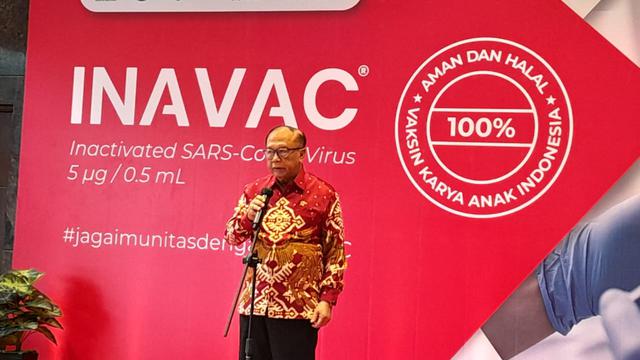 Kehadiran Inavac mendapatkan apresiasi dari anggota Dewan Pertimbangan Presiden (Wantimpres) RI, Sidarto Danusubroto.