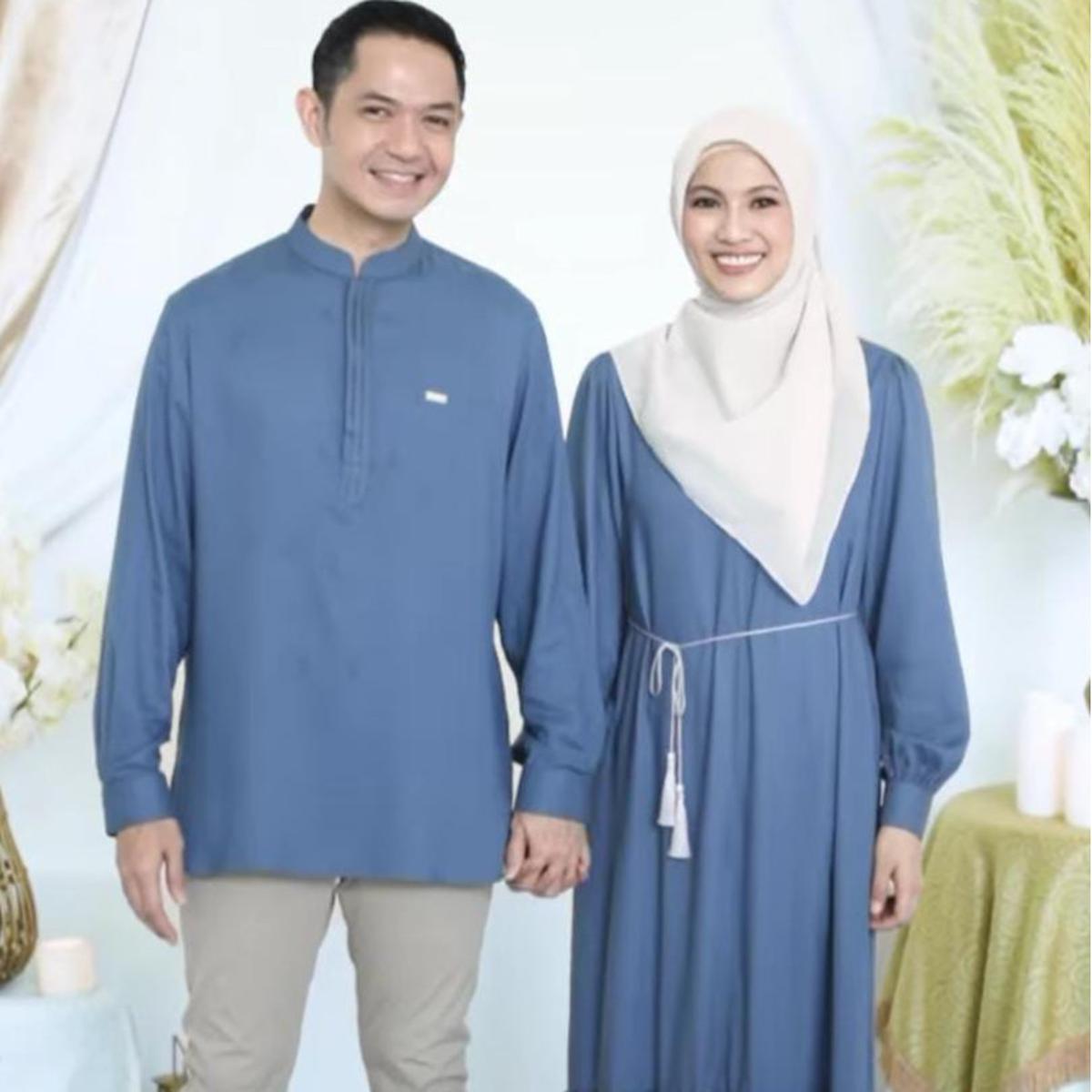 Rekomendasi Baju Muslim Couple ala Alyssa Soebandono dan Dude Harlino