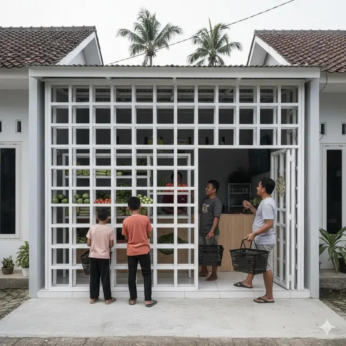 9 Desain Warung Sayur Modern Minimalis, Penataan Rapi dan Menarik