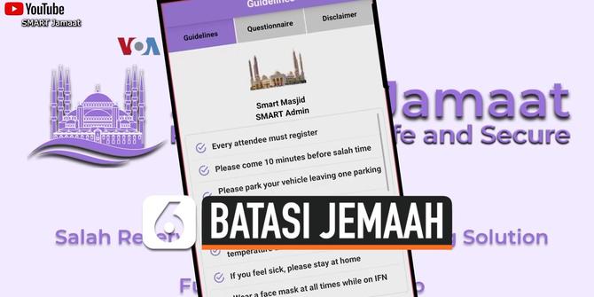 VIDEO: Aplikasi Ponsel Bantu Batasi Jemaah Selama Ramadhan