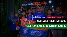 Berita video jelang pertandingan Persija Vs Arema, salam satu jiwa dari Jakmania dan Aremania